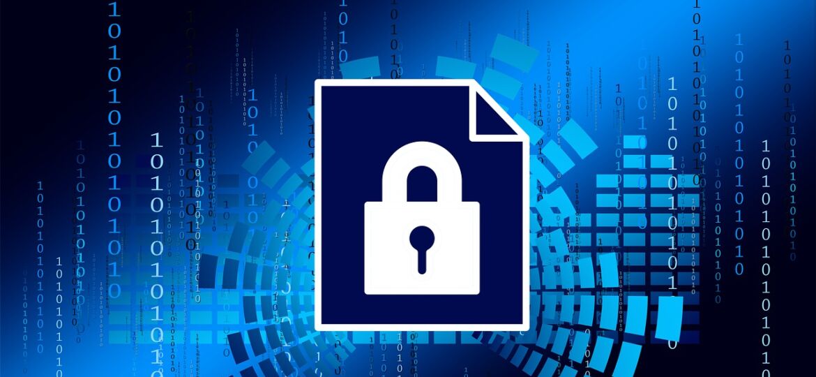 Free security privacy policy digitization illustration