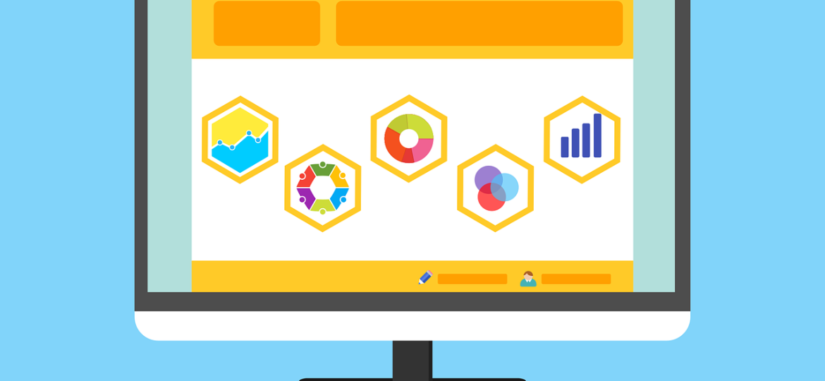 Free statistic survey website vector