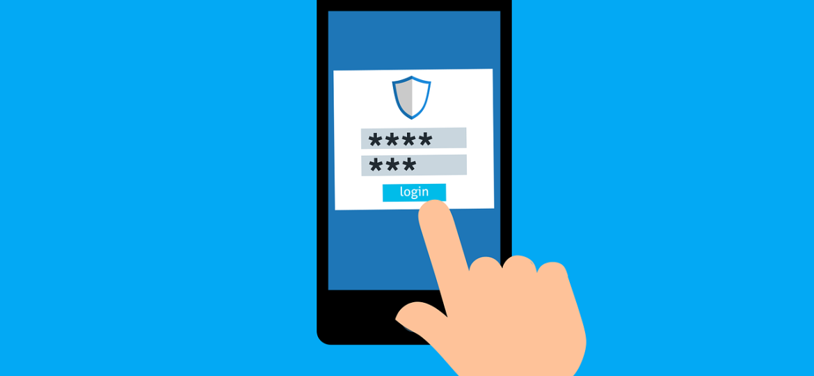 Free password login sign vector