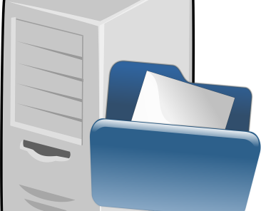 Free computer file network vector