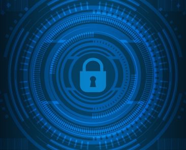 Free cyber security technology network illustration