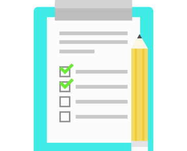 Free list notes icon illustration